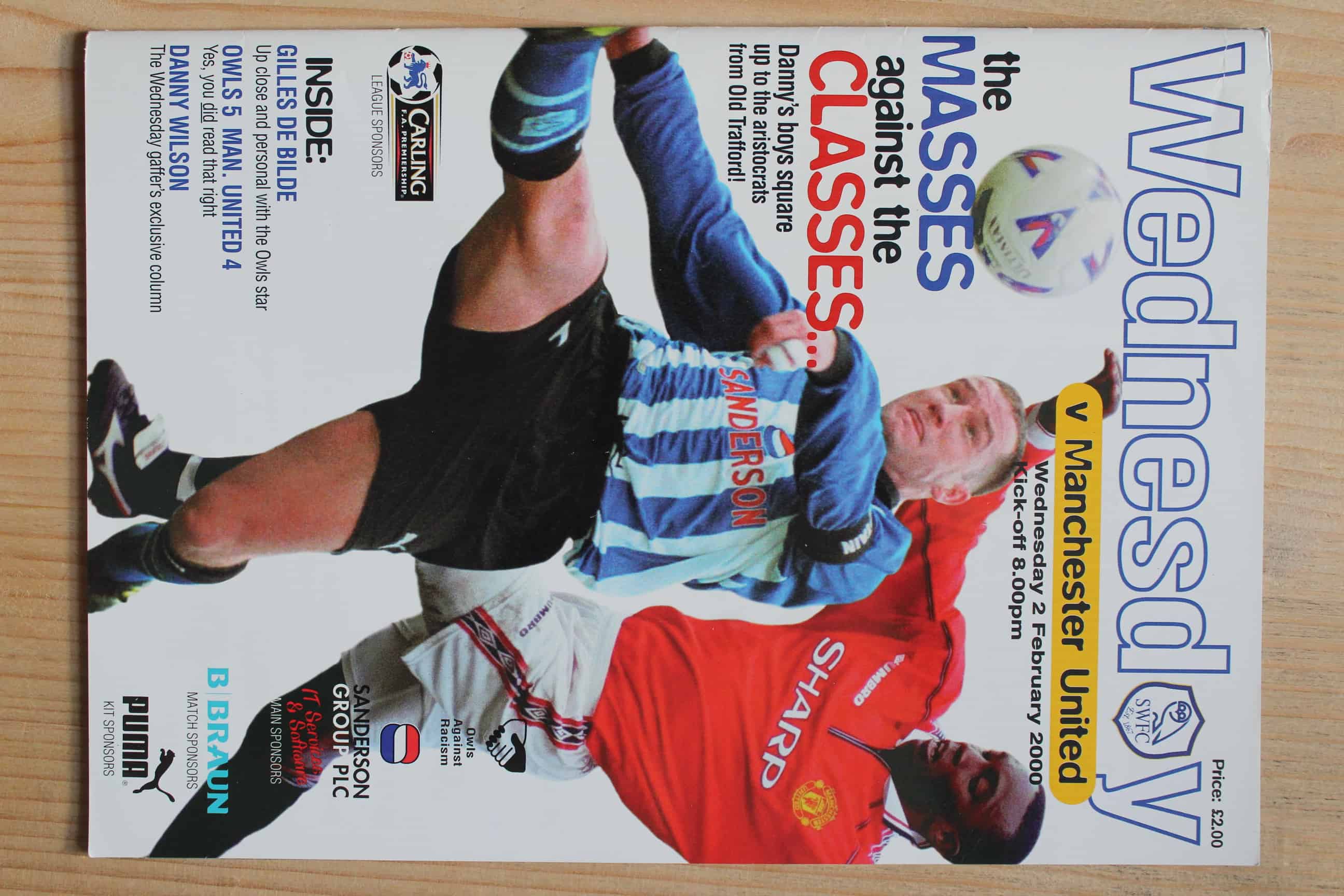 Sheffield Wednesday FC  v Manchester United FC